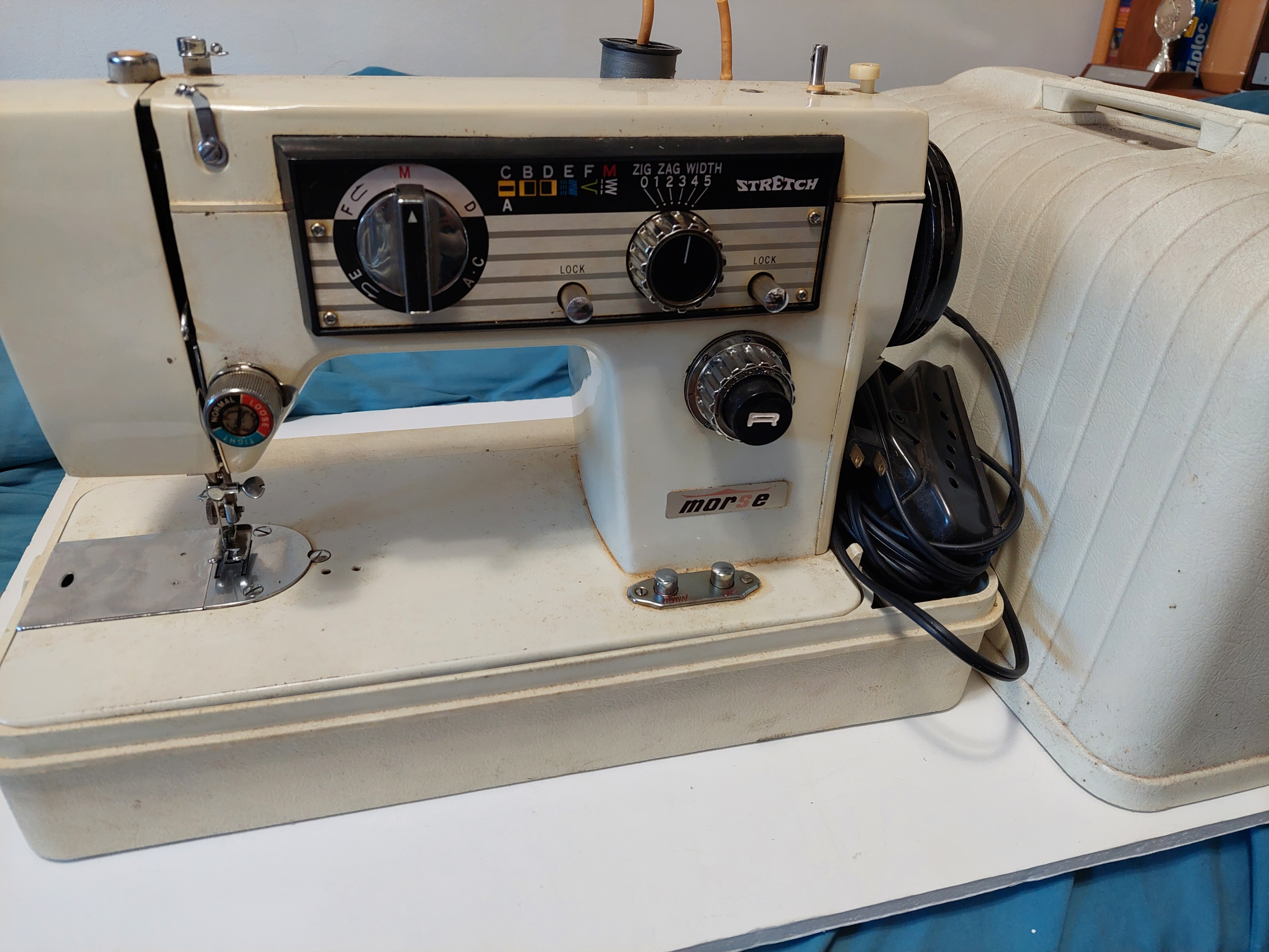 Morse Sewing Machine with Case