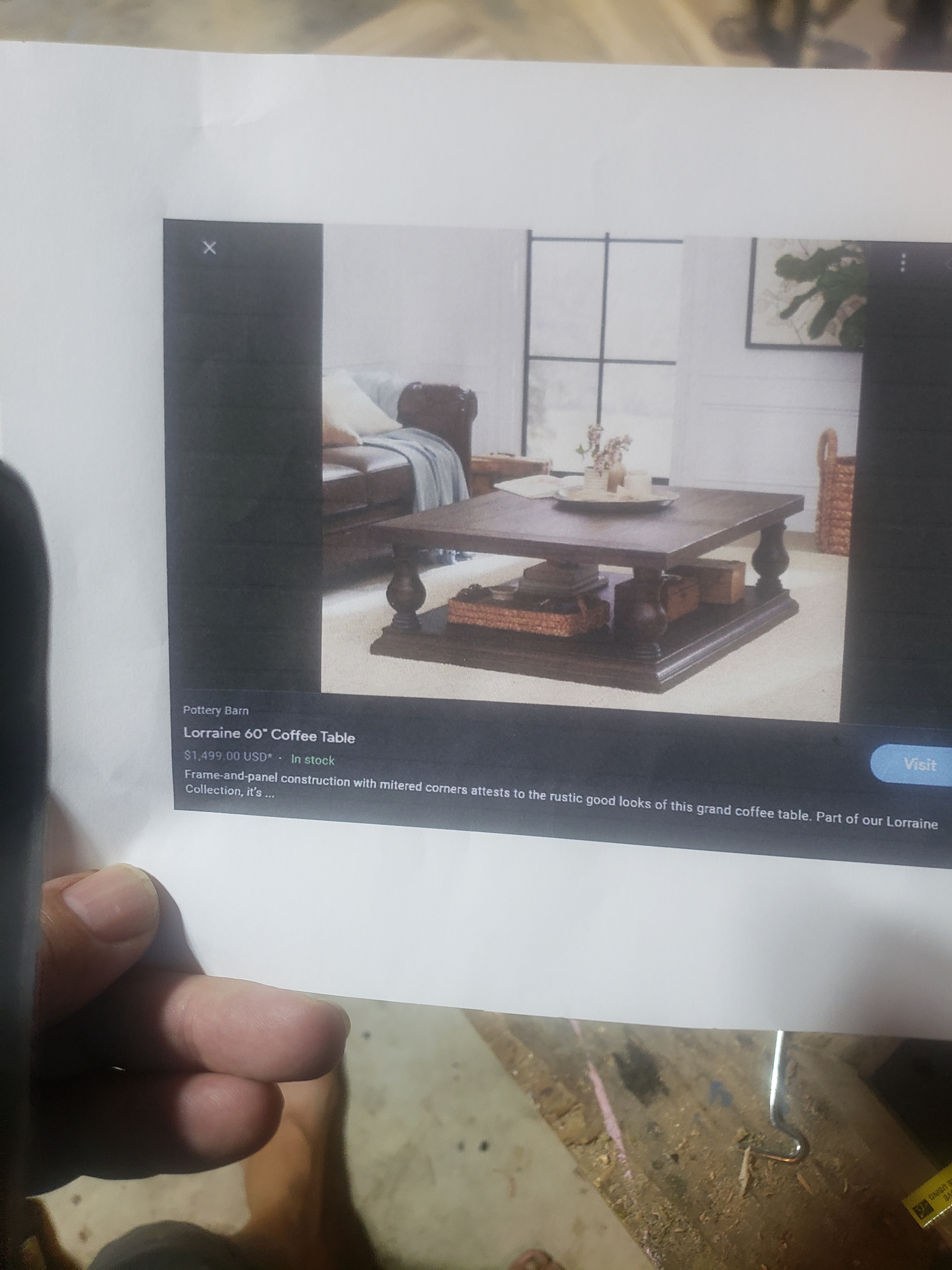 Lvingroom table - photo 2