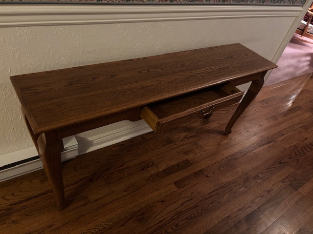 Solid Wood Console Table / Hallway Table with Drawer - photo 4
