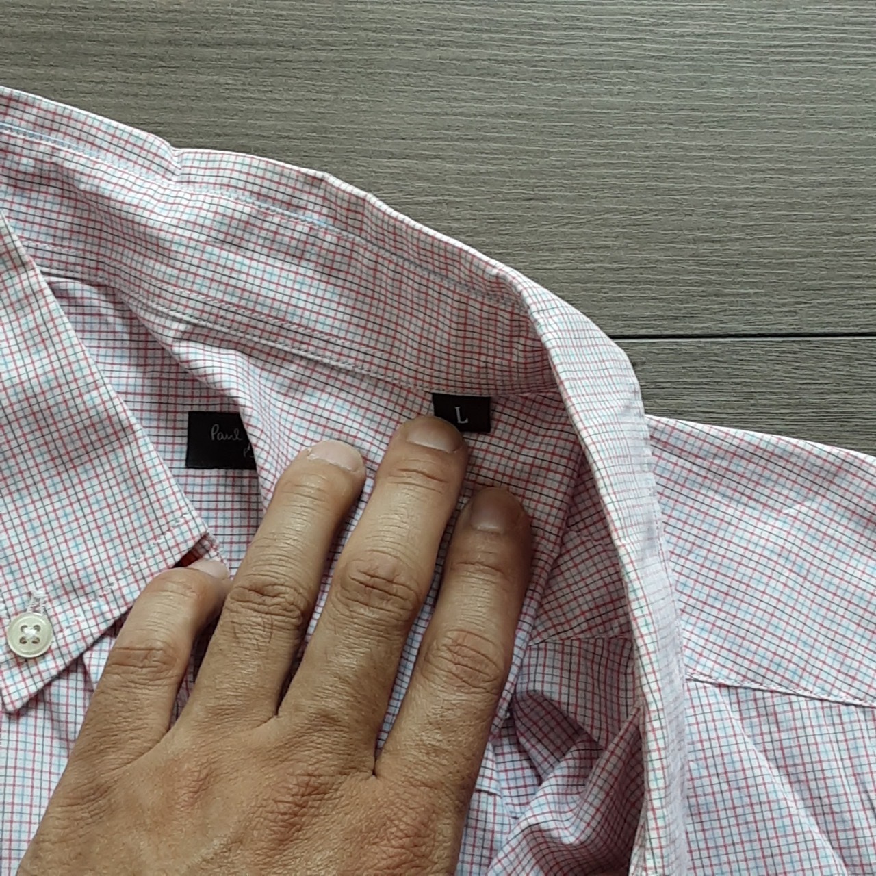 Paul Smith Checkered Shirt - Size L - photo 3
