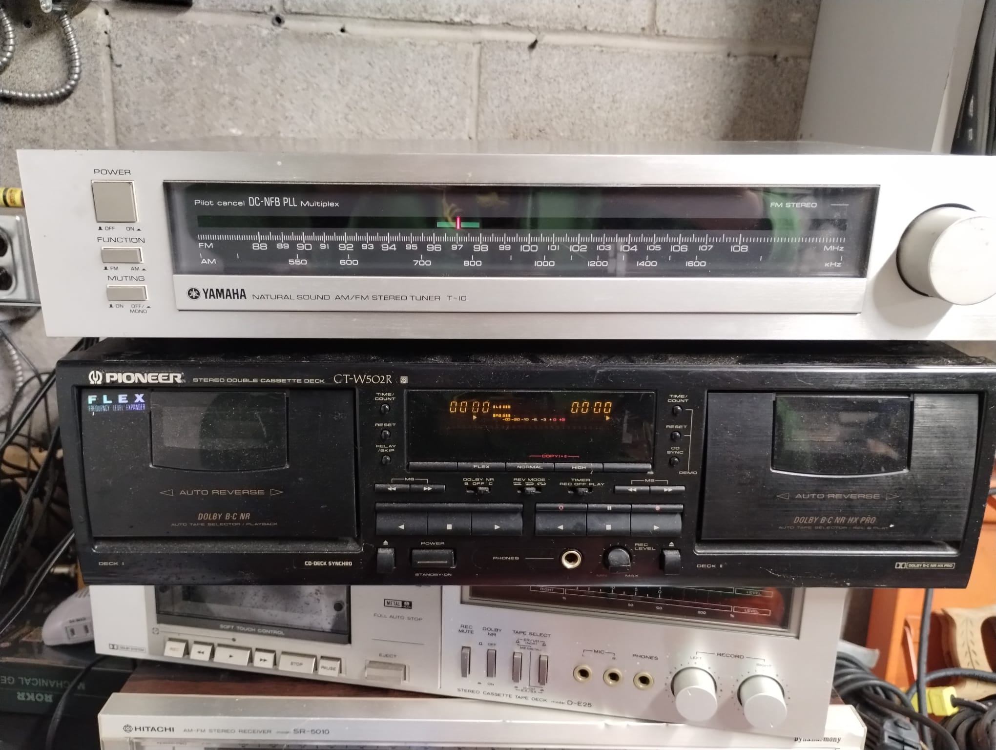 Vintage 1980s 80s Yamaha T-10 AM/FM Analog Stereo Tuner Silver - photo 5