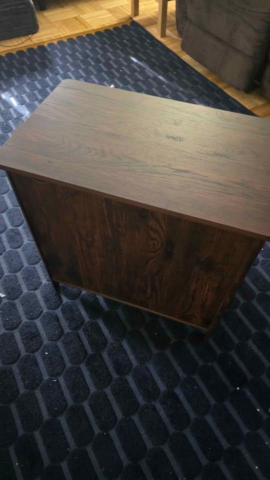 End Table with charging station - photo 2
