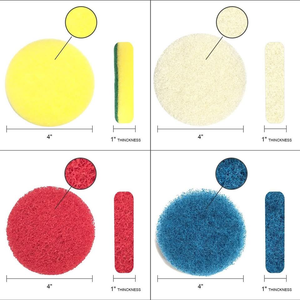 Drill Brush and Scrub Pads, 15 Pieces Cleaning Kit - photo 4