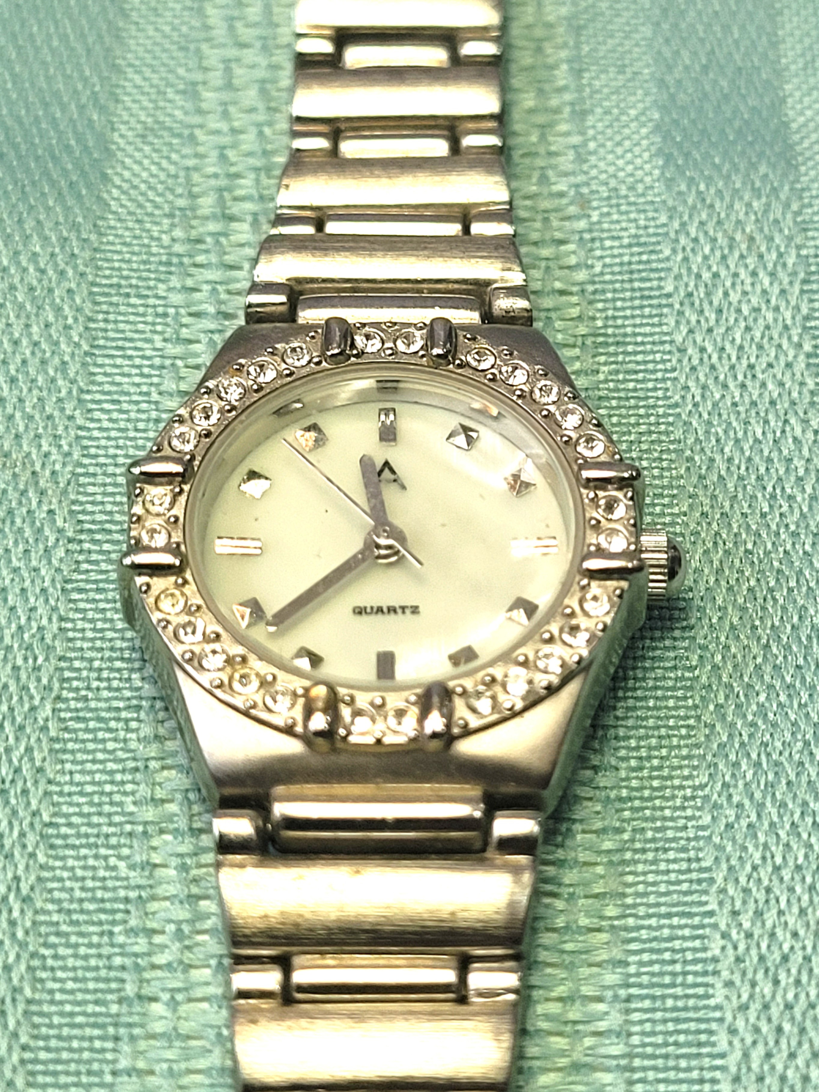 Advance Ladies Watch Circa 1995 Crystal Bezel 8" Total Length - photo 4