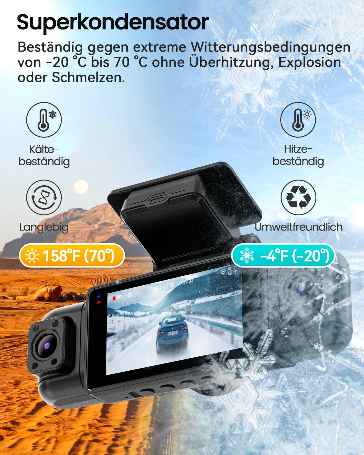 NEW OPEN BOX 4 Channel Dash Cam 1080P + 128GB SD Card - photo 5