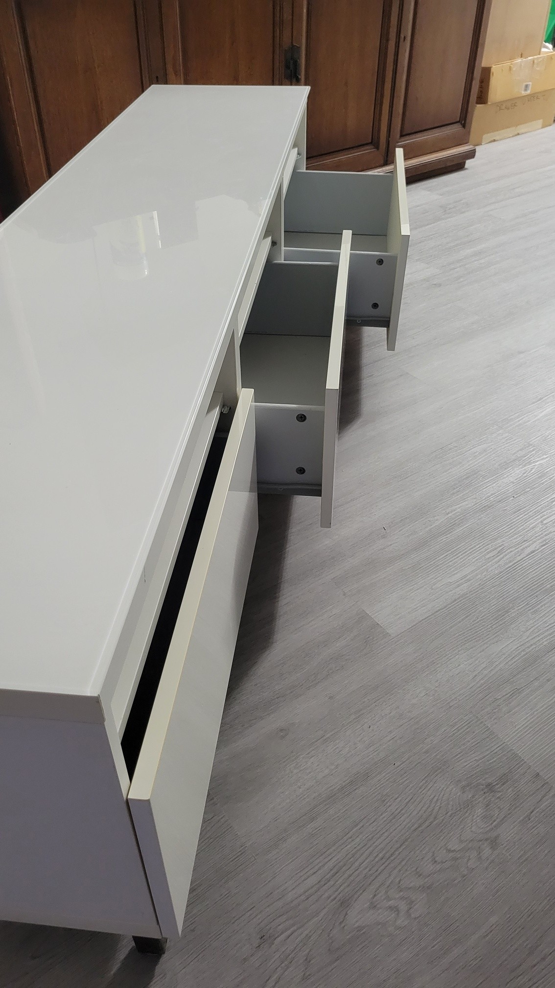 IKEA TV Stand with 3 large Drawers - photo 4