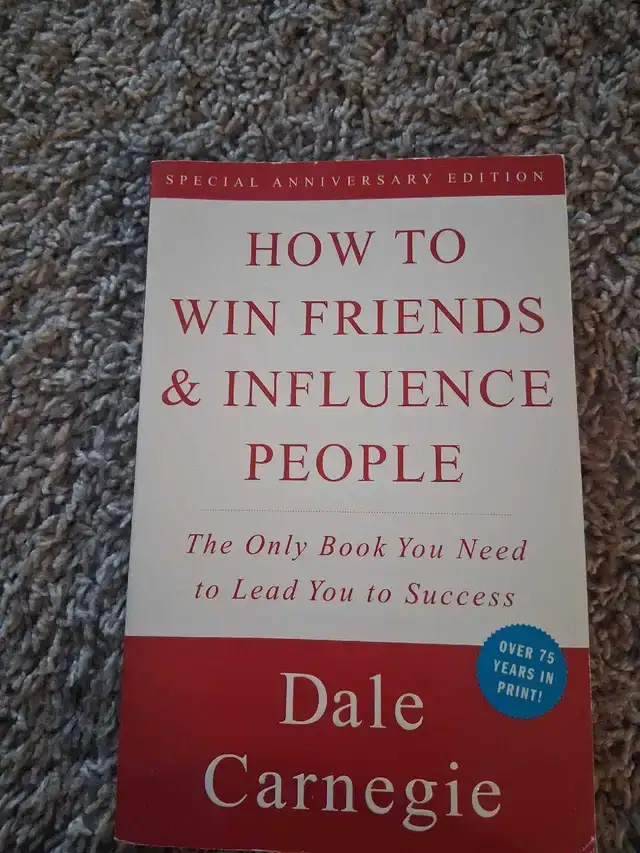 How to Win Friends & Influence People' by Dale Carnegie!