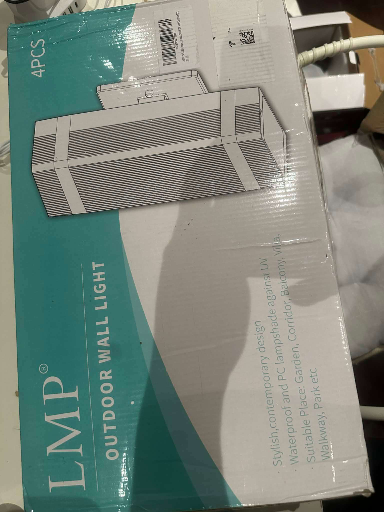 LMP Outdoor Wall Lights 4PCS - New in Box!