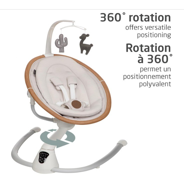 Maxi-Cosi Cassia Baby Swing – Motion Sensor – Brand New - photo 2