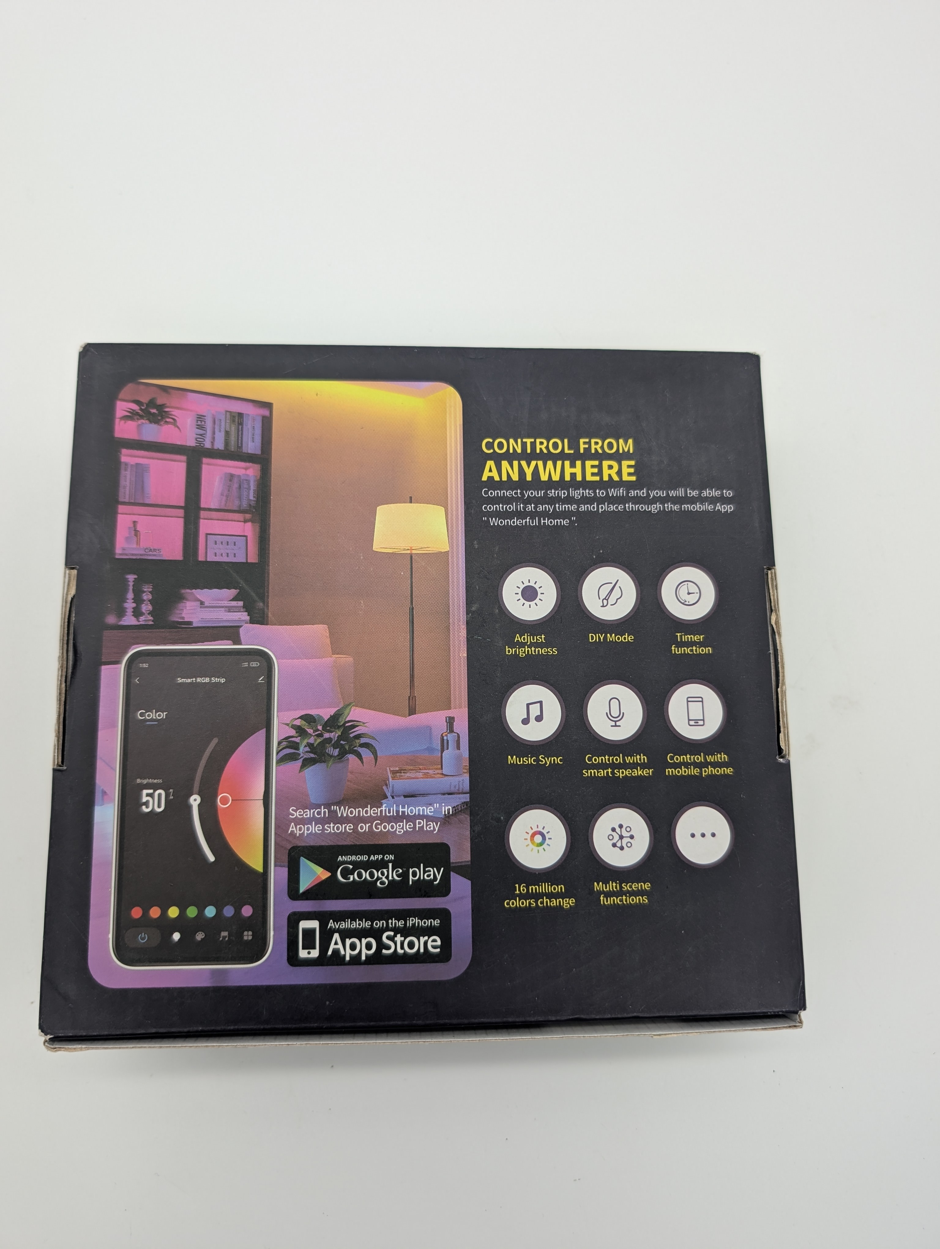 Smart RGB LED Strip Lights – App & Remote Control - photo 2