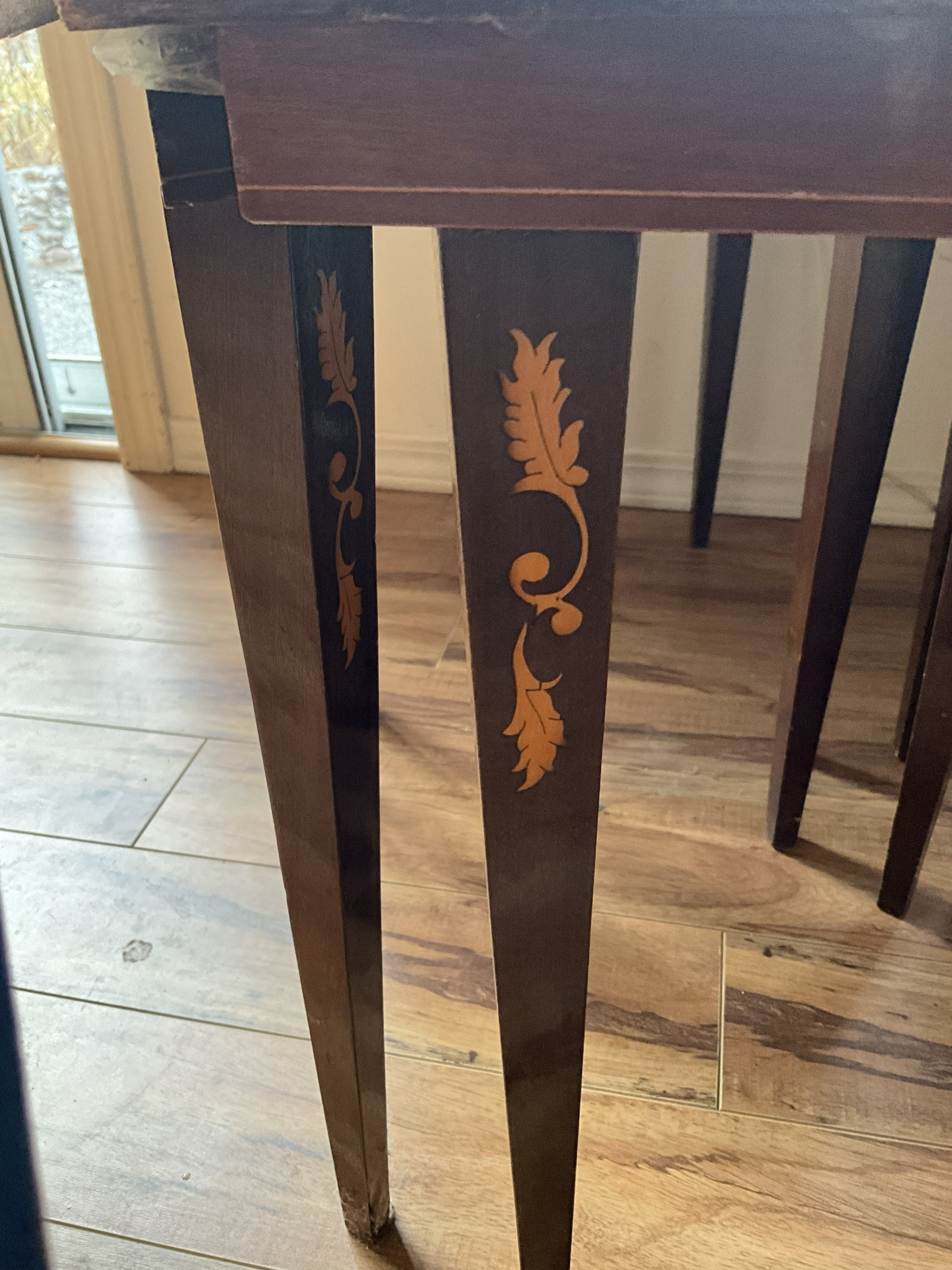 Vintage Sorrento-style Inlaid Wood Italian Marquetry tables - photo 4
