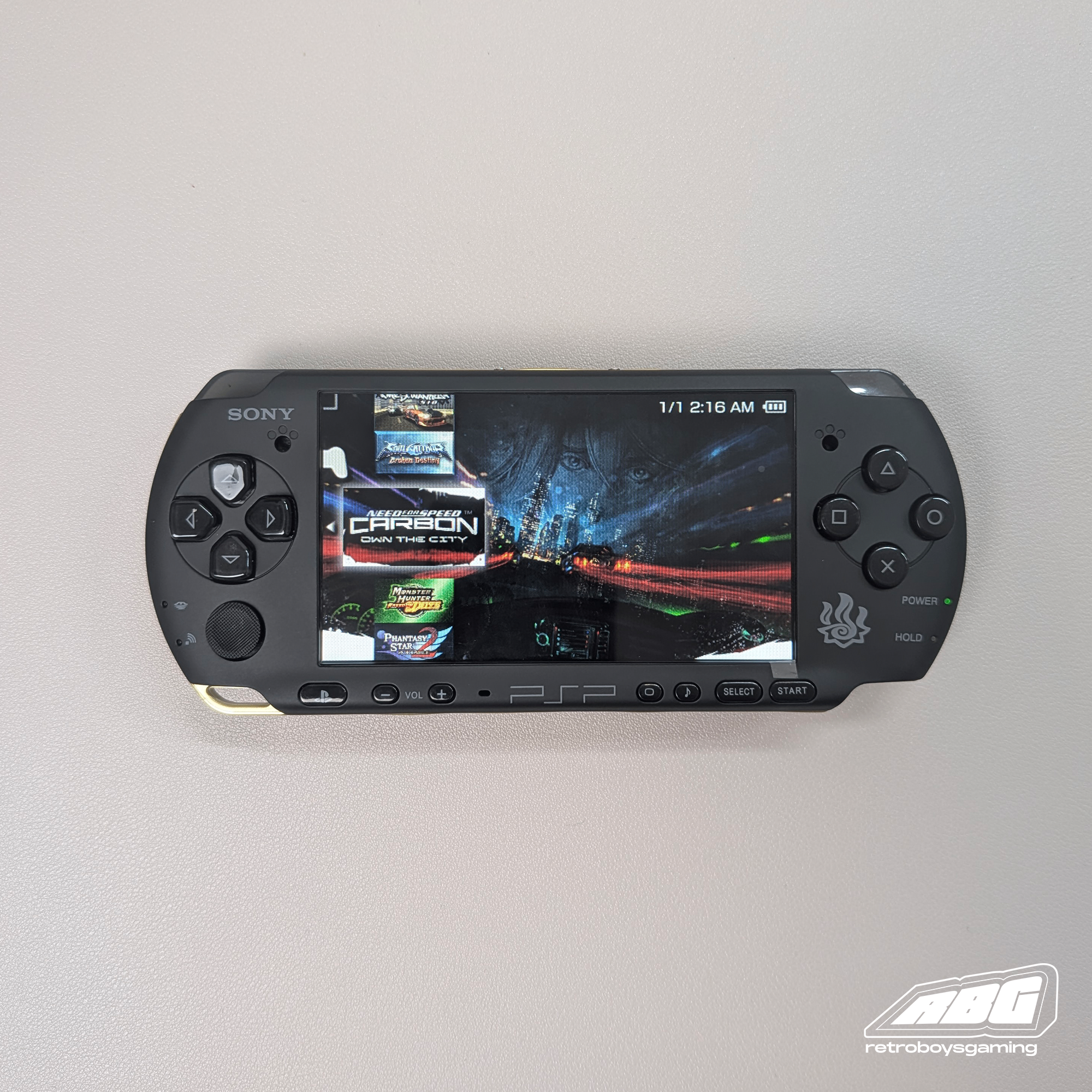 PSP3000 Monster Hunter reshell & IPS screen Modded - photo 5