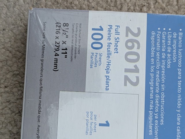 Elite Image White Laser Labels Office supplies - photo 2