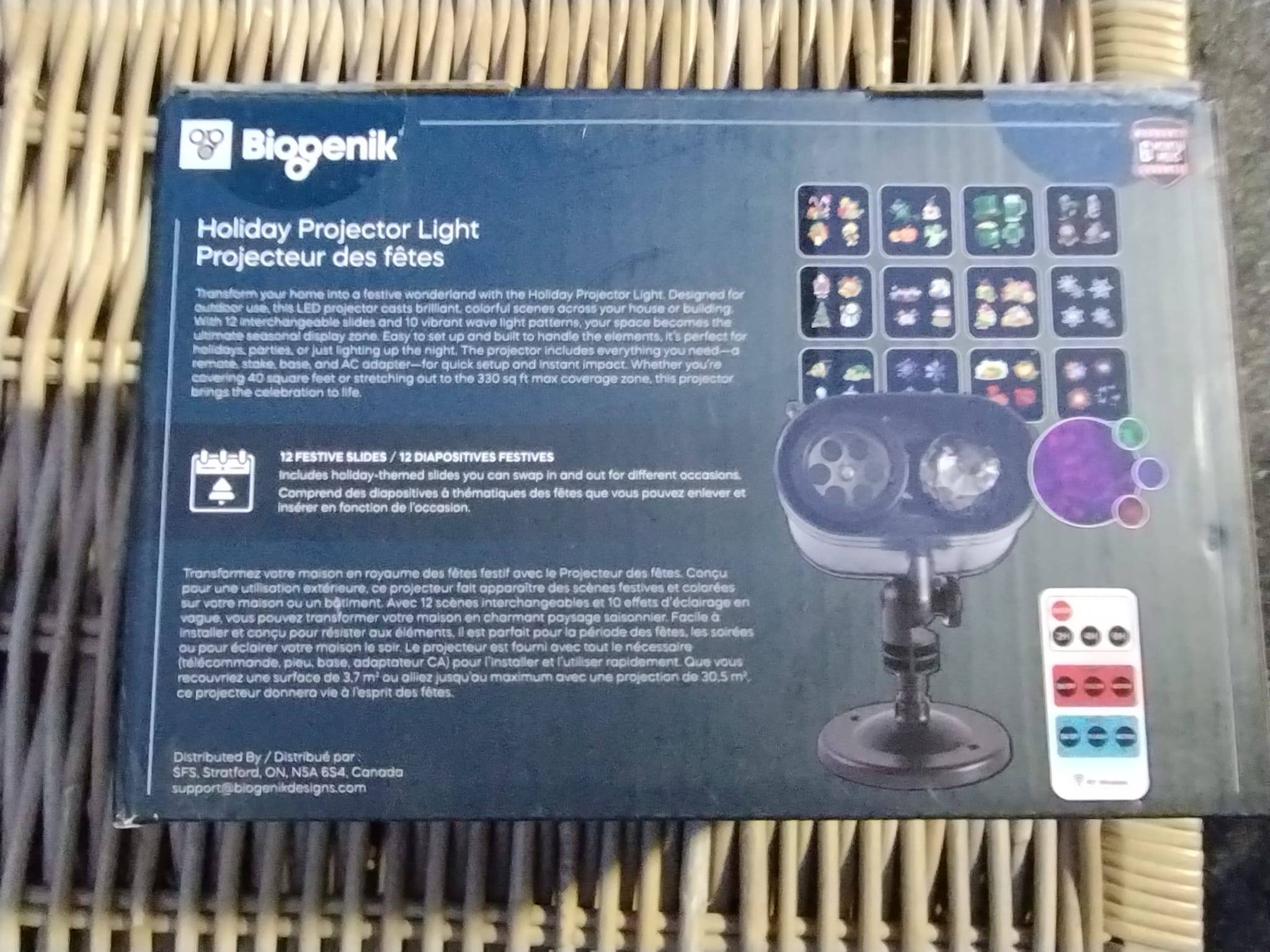 The Biogenik Holiday Projector Light - photo 3