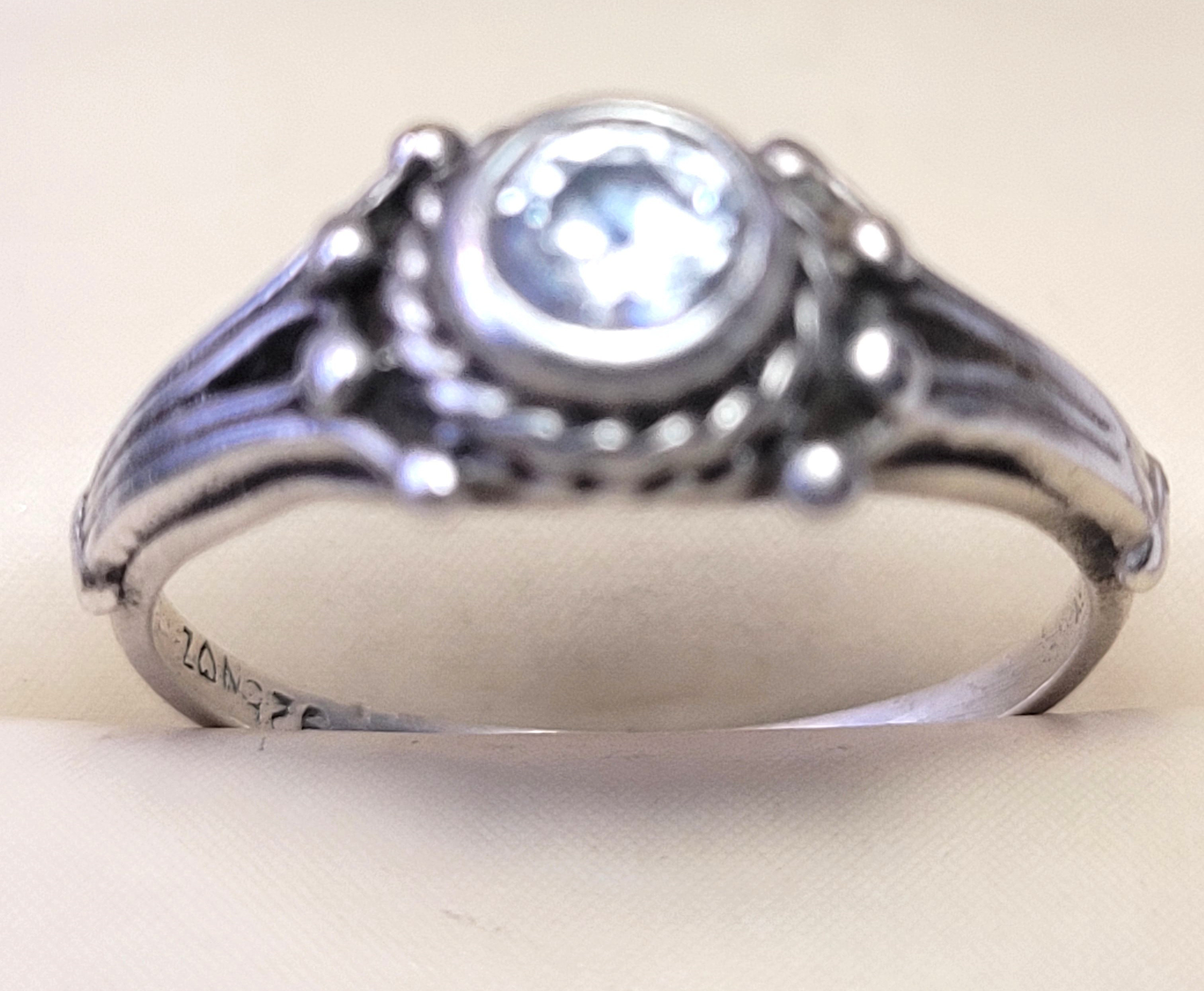Michael Hill Sterling Silver 925 Solitaire Ring 5mm CZ Stone - photo 2
