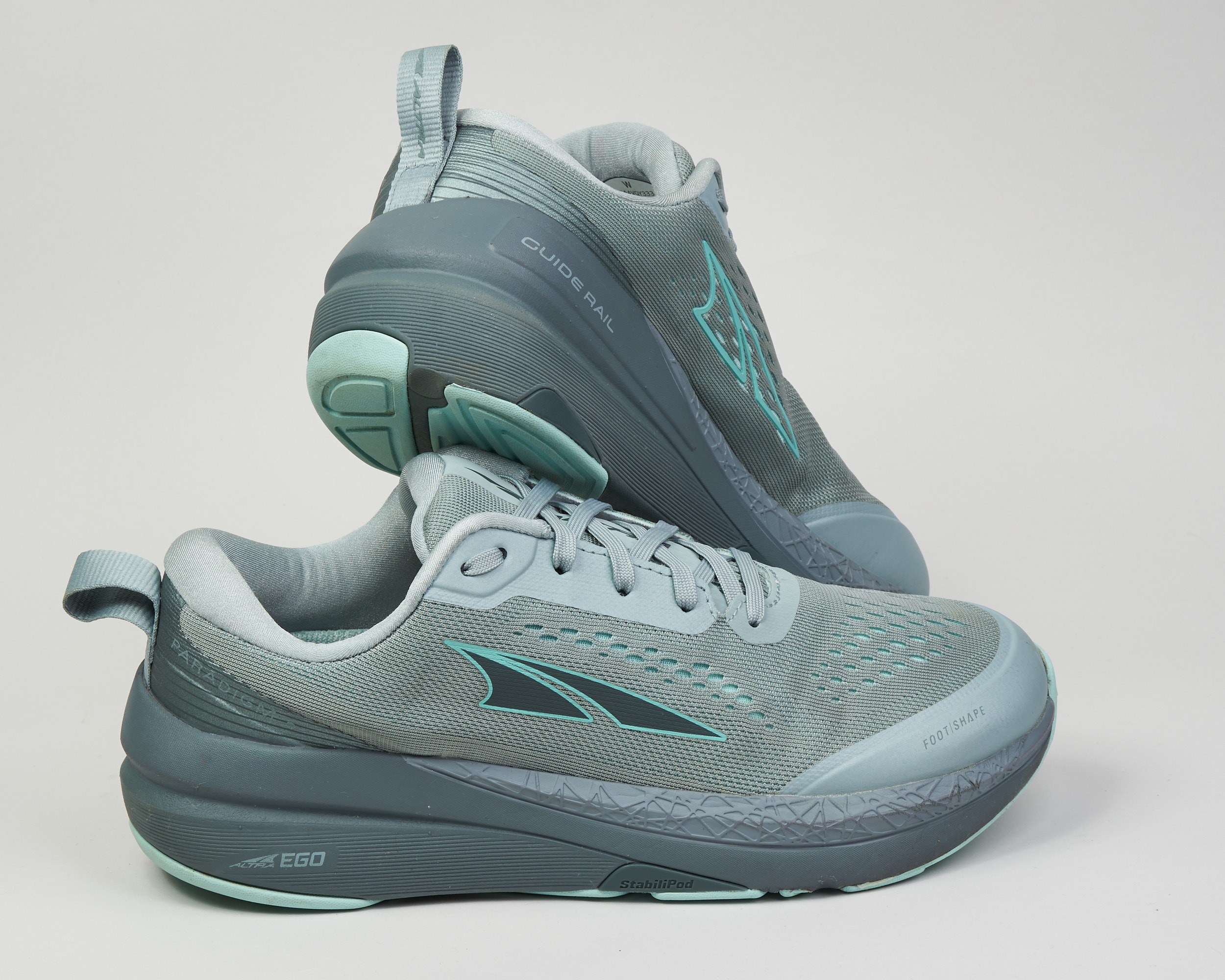Altra Womens Paradigm 5 Gray Green Running Shoes 8W - photo 4