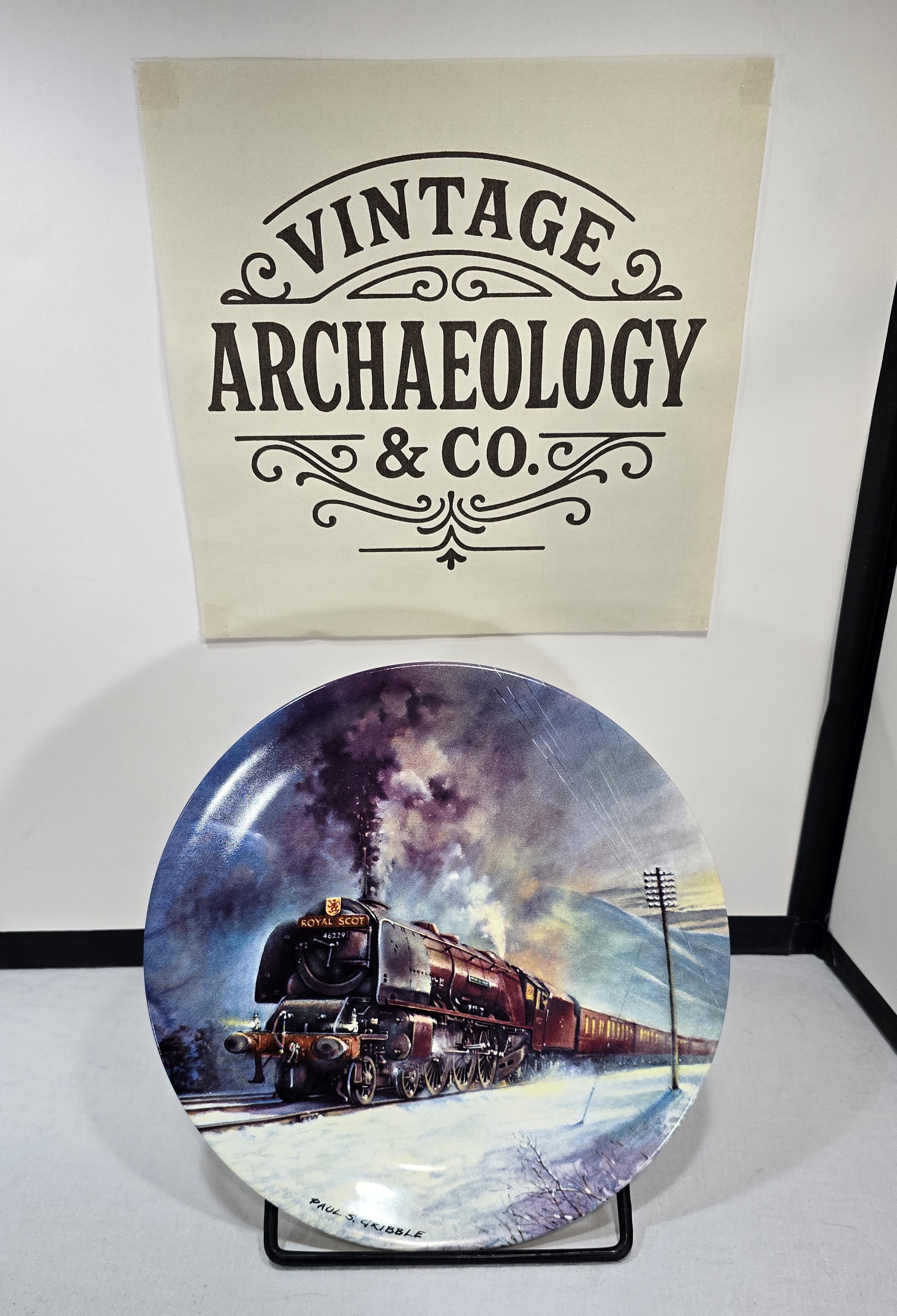 Davenport 'Royal Scot' Plate by Paul Gribble