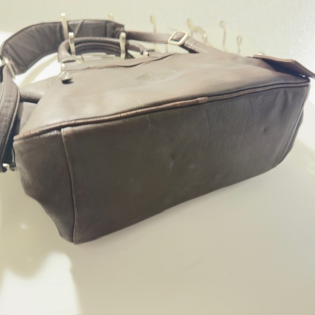 Leather Brown Tote Bag - photo 3