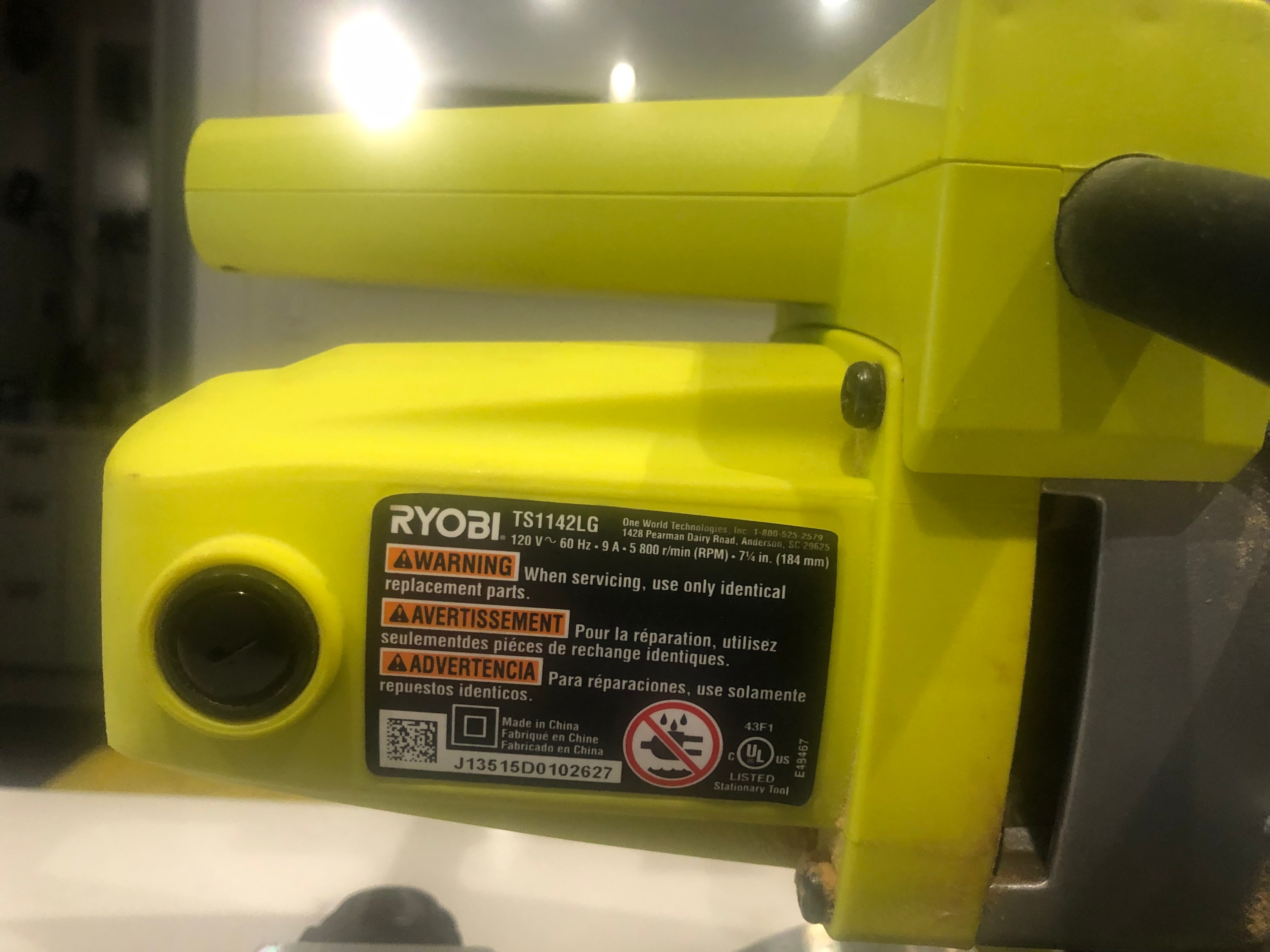 █ ✿ █ RYOBI 7 ¼” MITER SAW with LASER █ ✿ █ - photo 3