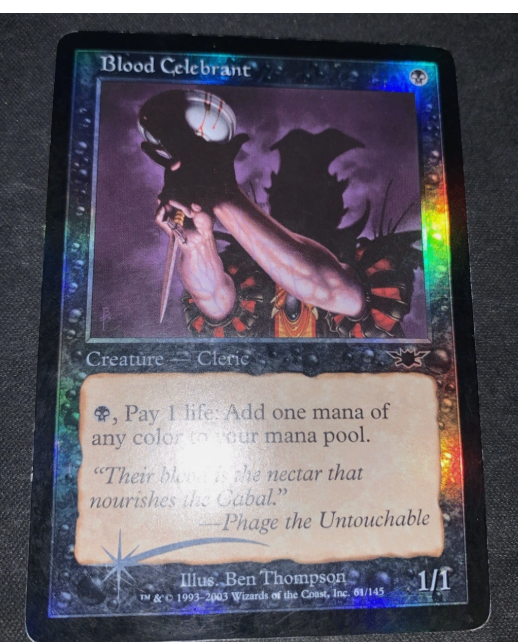 Blood Celebrant Magic The Gathering Card Holo foil