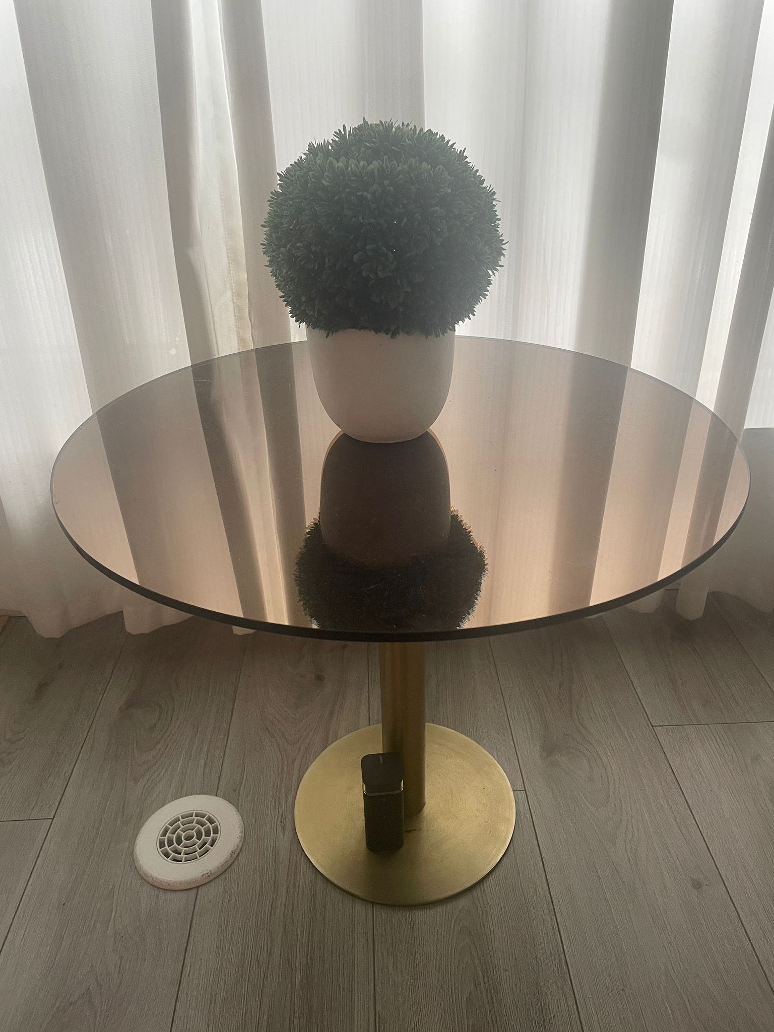 Modern Gold coffee/side Table- 60cm x 50cm