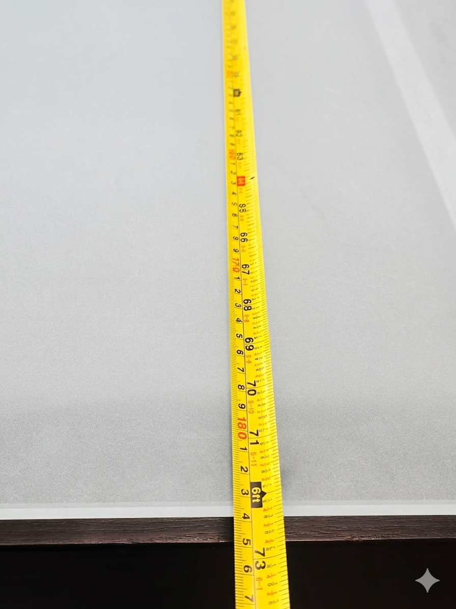 6ft Frosted Glass Dining Table – Sleek Black Frame - photo 2