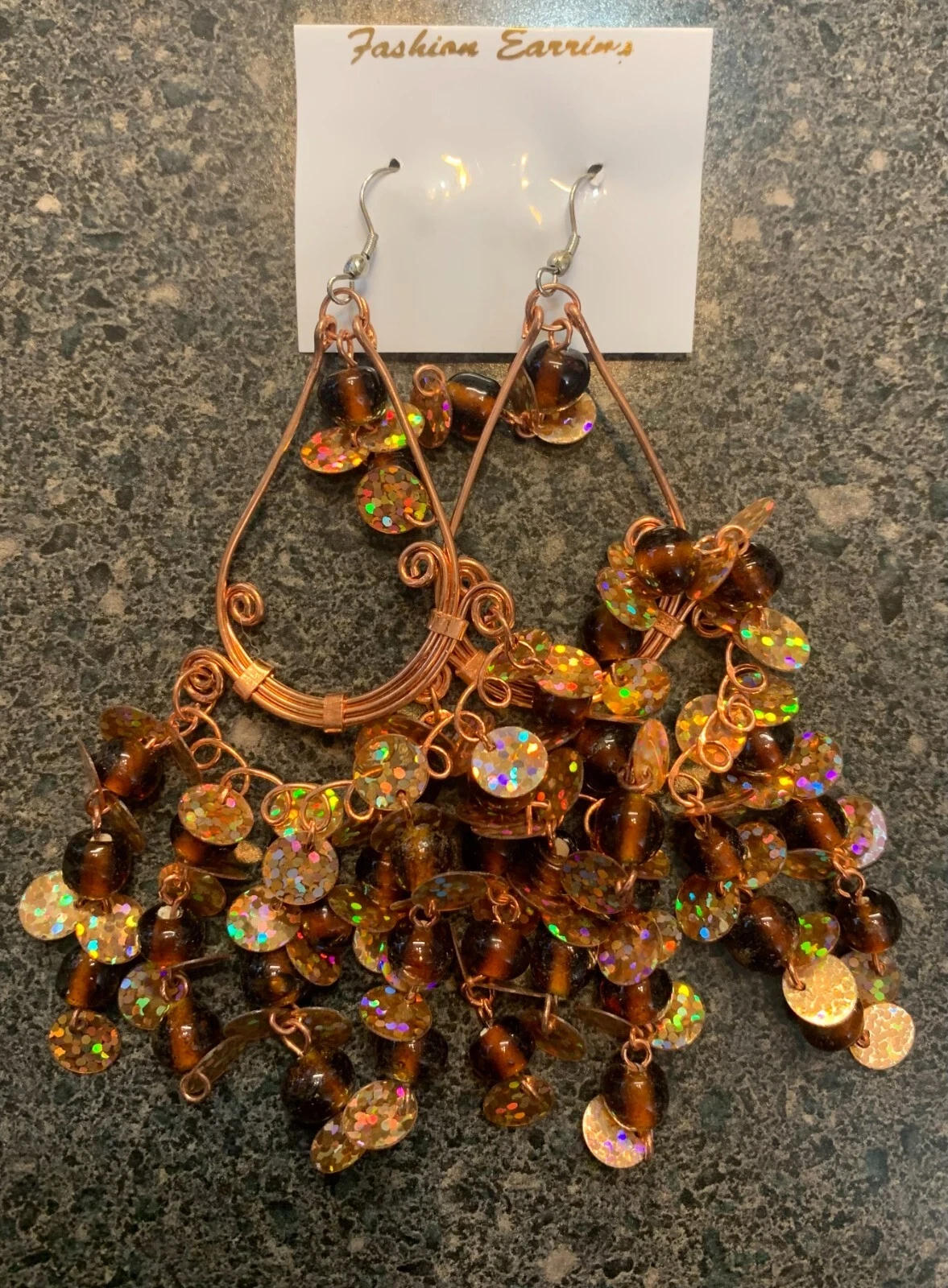 23 Pairs of New Beaded Dangle Hook Earrings - photo 5