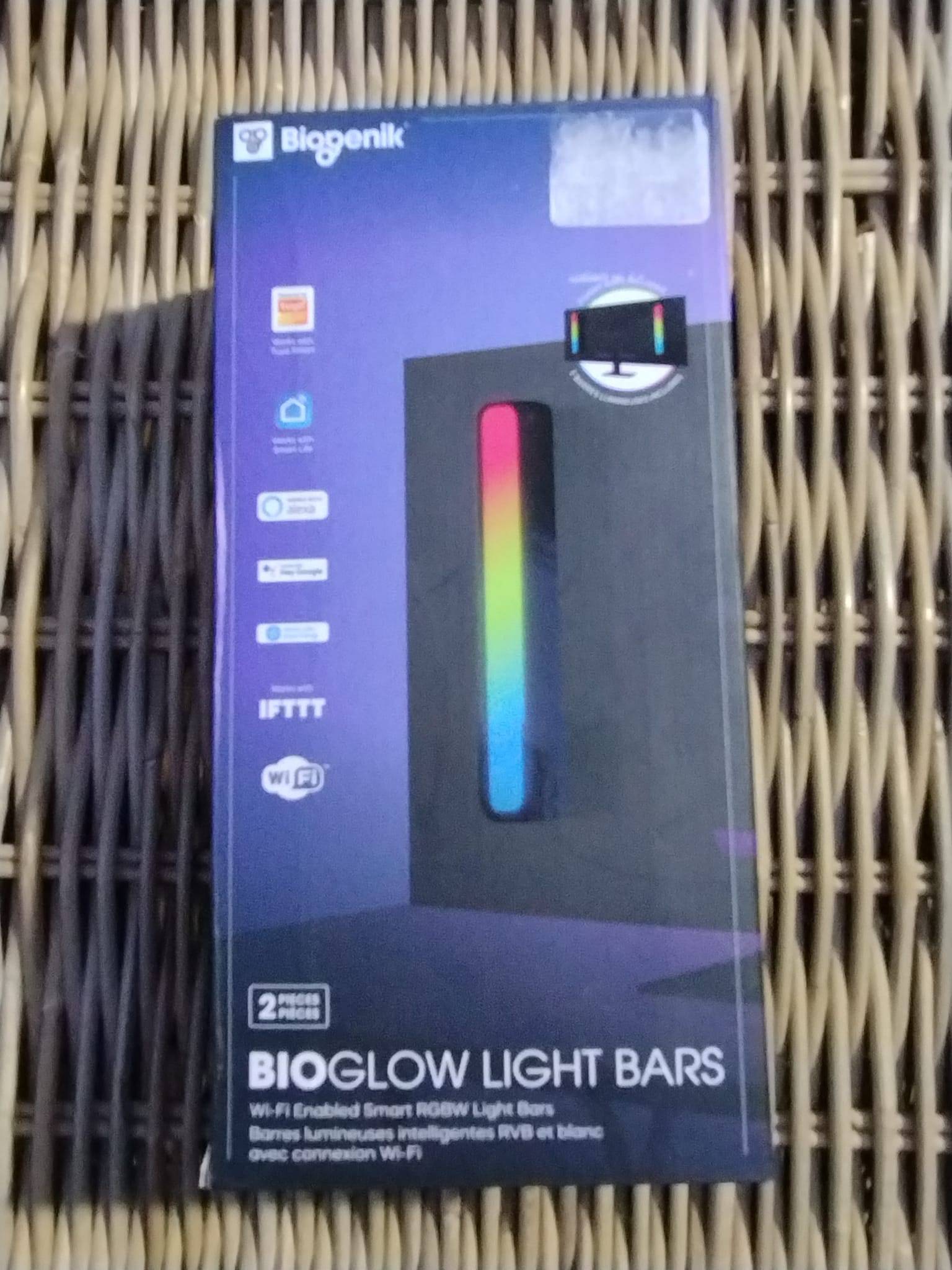 BioGlow Smart RGB Light Bars Wi-fi Enabled Smart RGBW Light Bars