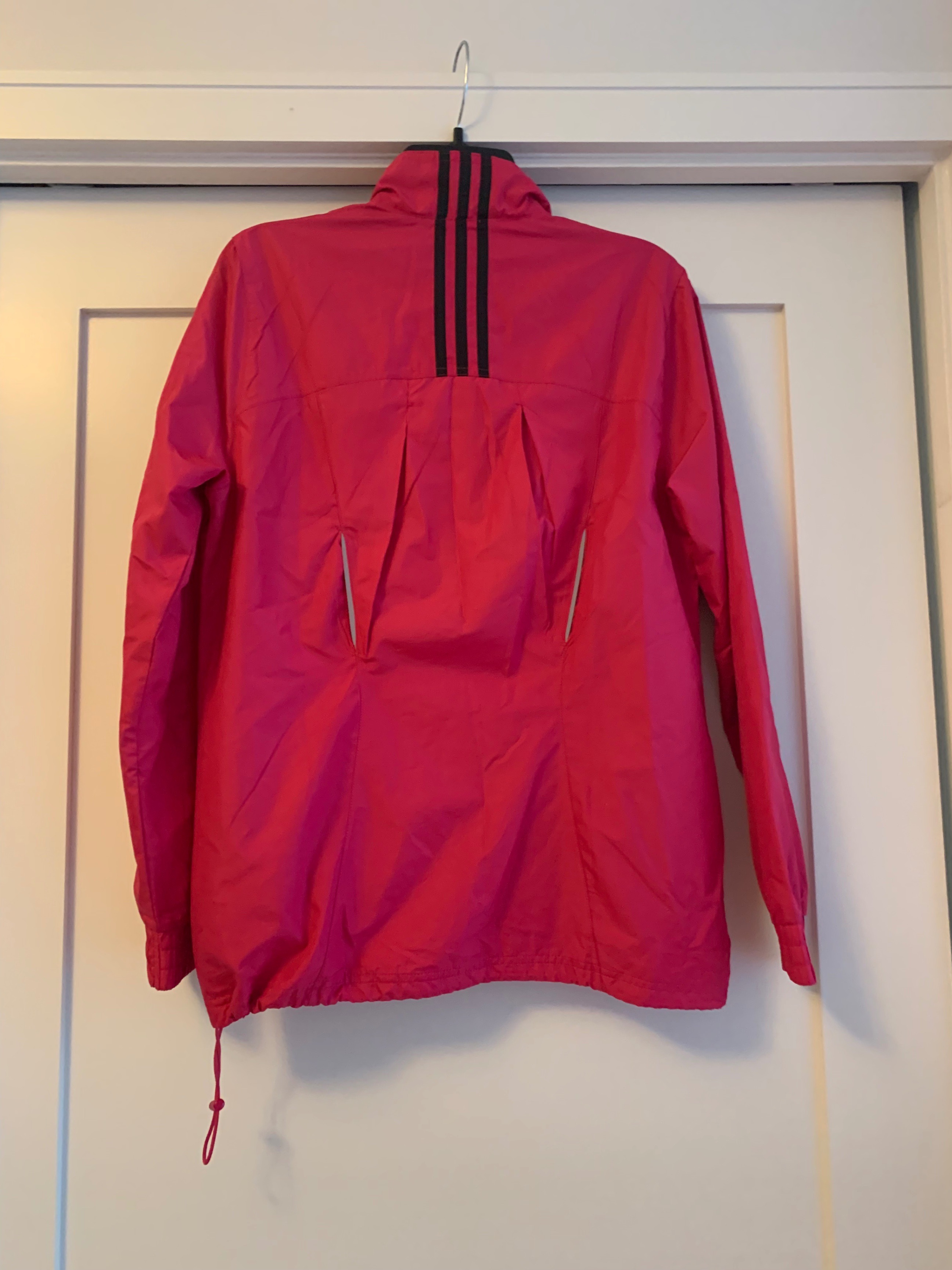 ADIDAS Sport Jacket Women Red Pink M Like New Zipper  paid $100 - photo 2