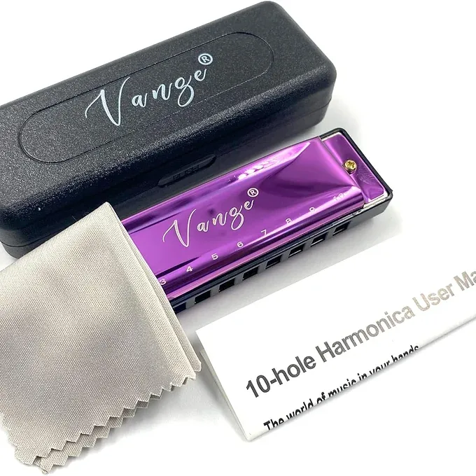 10 Holes- Major Deluxe Blues Student Harmonica - photo 3