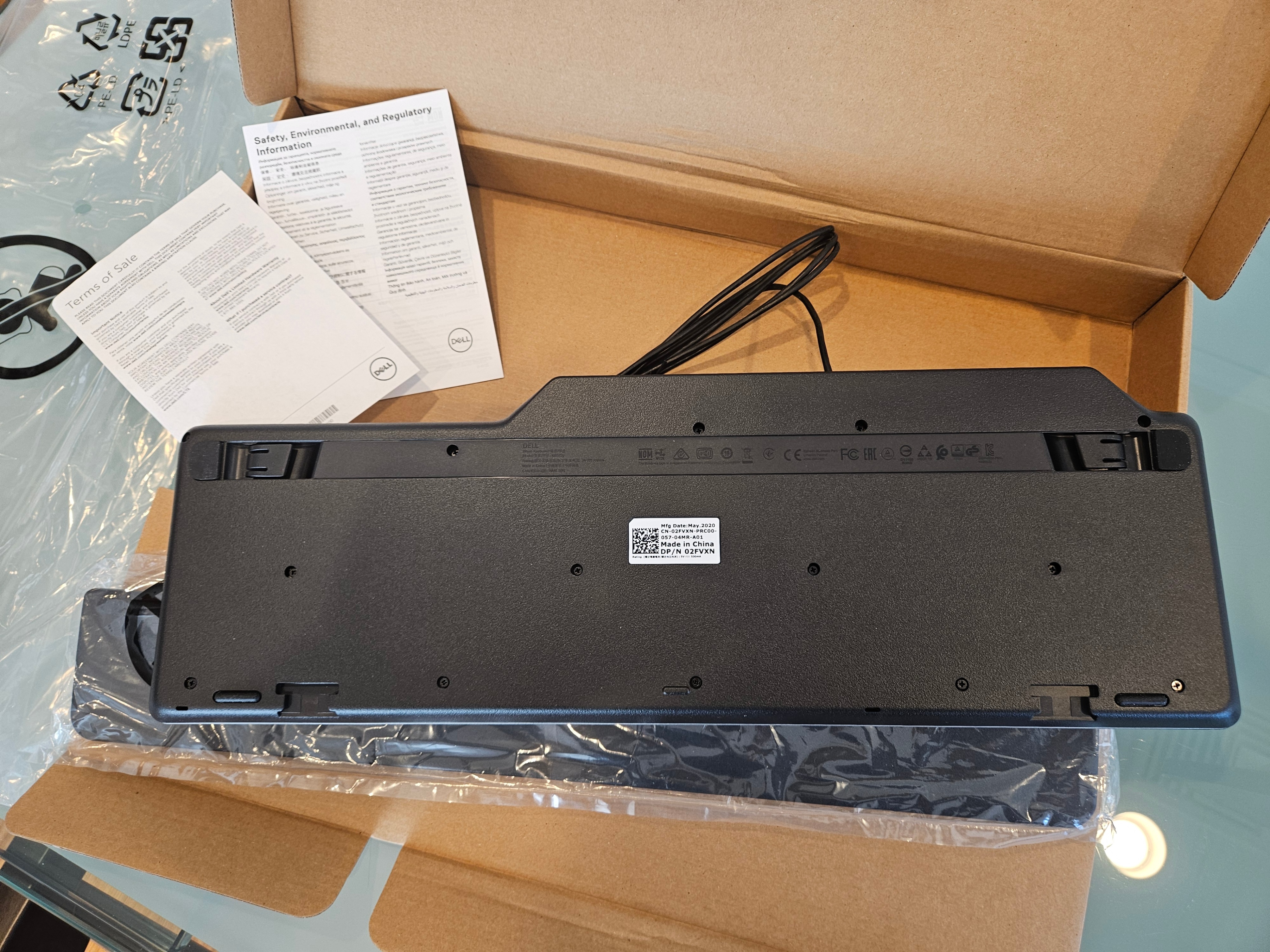 Dell Multimedia Keyboard KB-522-BK-US BNIB Wired - photo 3