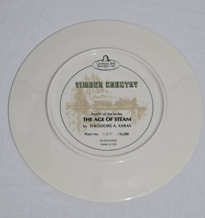 Christian Bell Porcelain Timber Country Plate - photo 2