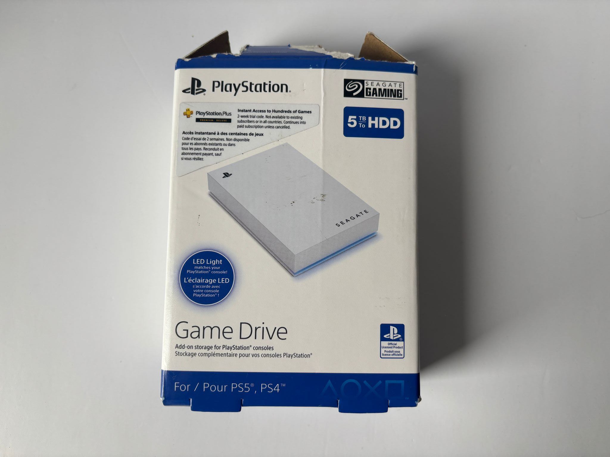 Seagate PS5 Game Drive 5TB External Hard Drive - NEW OPEN BOX - photo 3