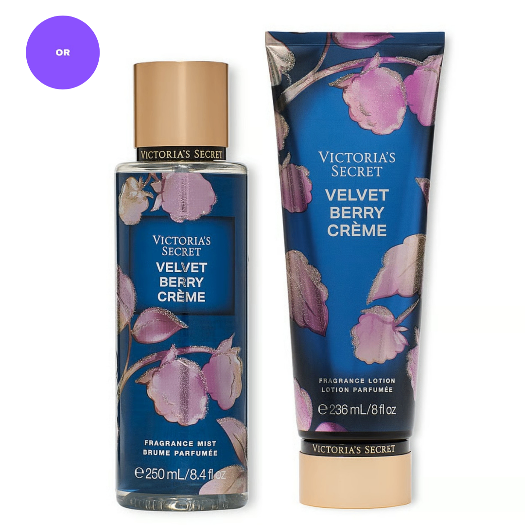 Victoria's Secret Velvet Berry Crème Set.