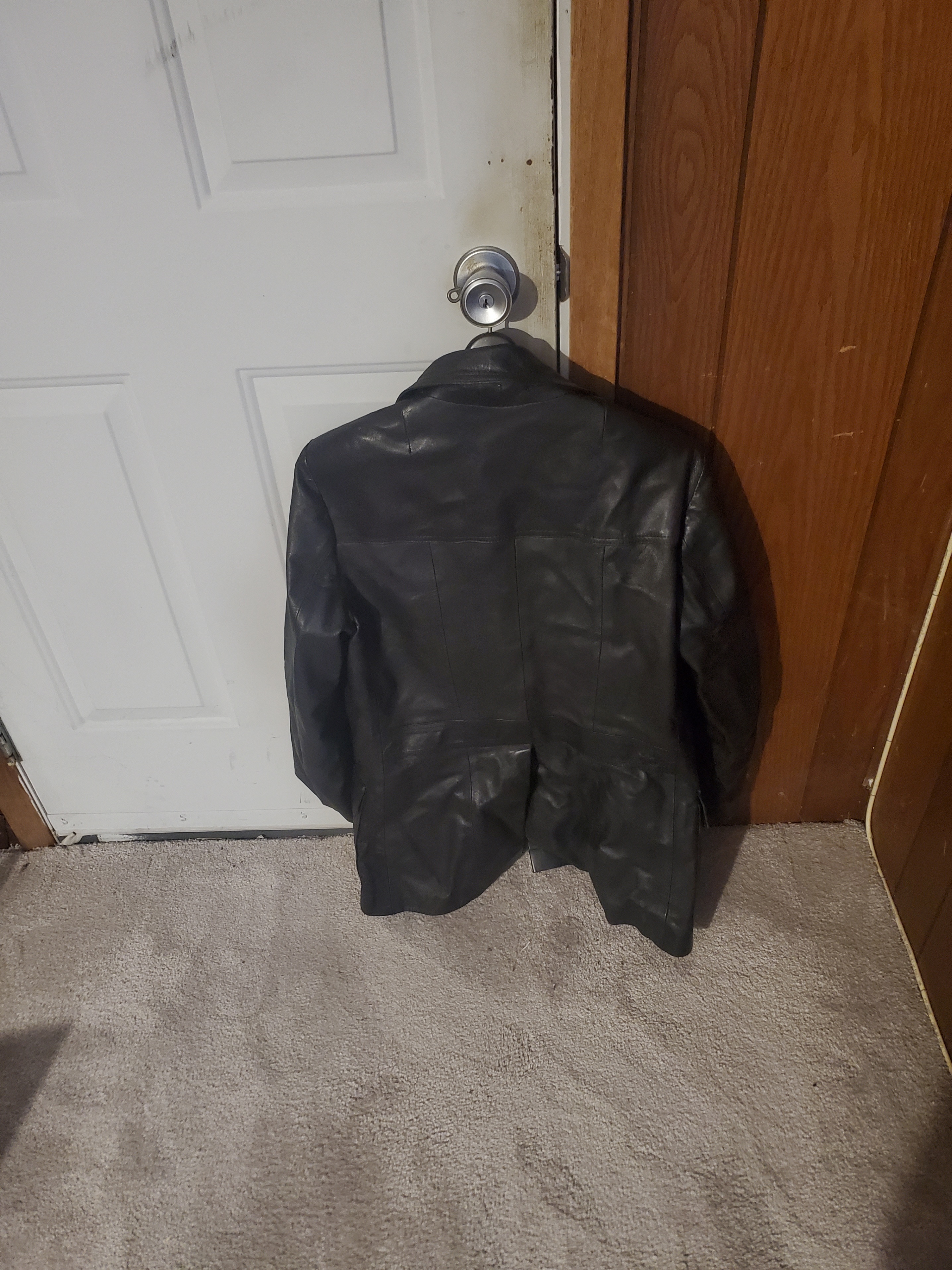Vintage Leather Jacket, Men's Large (Euro 50), Genuine Leather