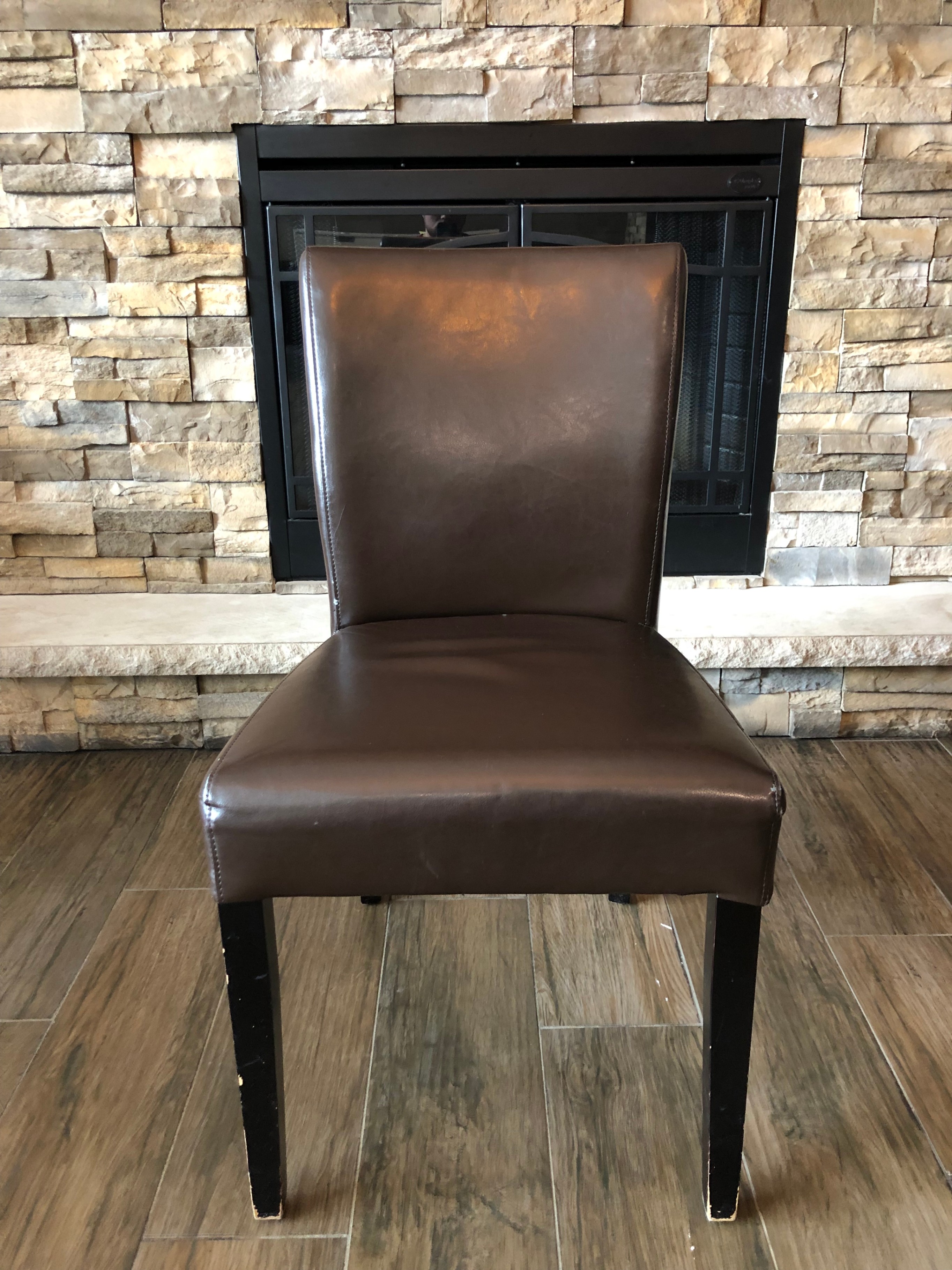 Faux Leather Chairs