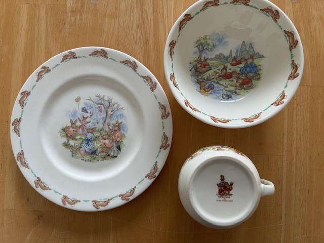 Royal Doulton Bunnykins Dishes set: 3-Piece - photo 3
