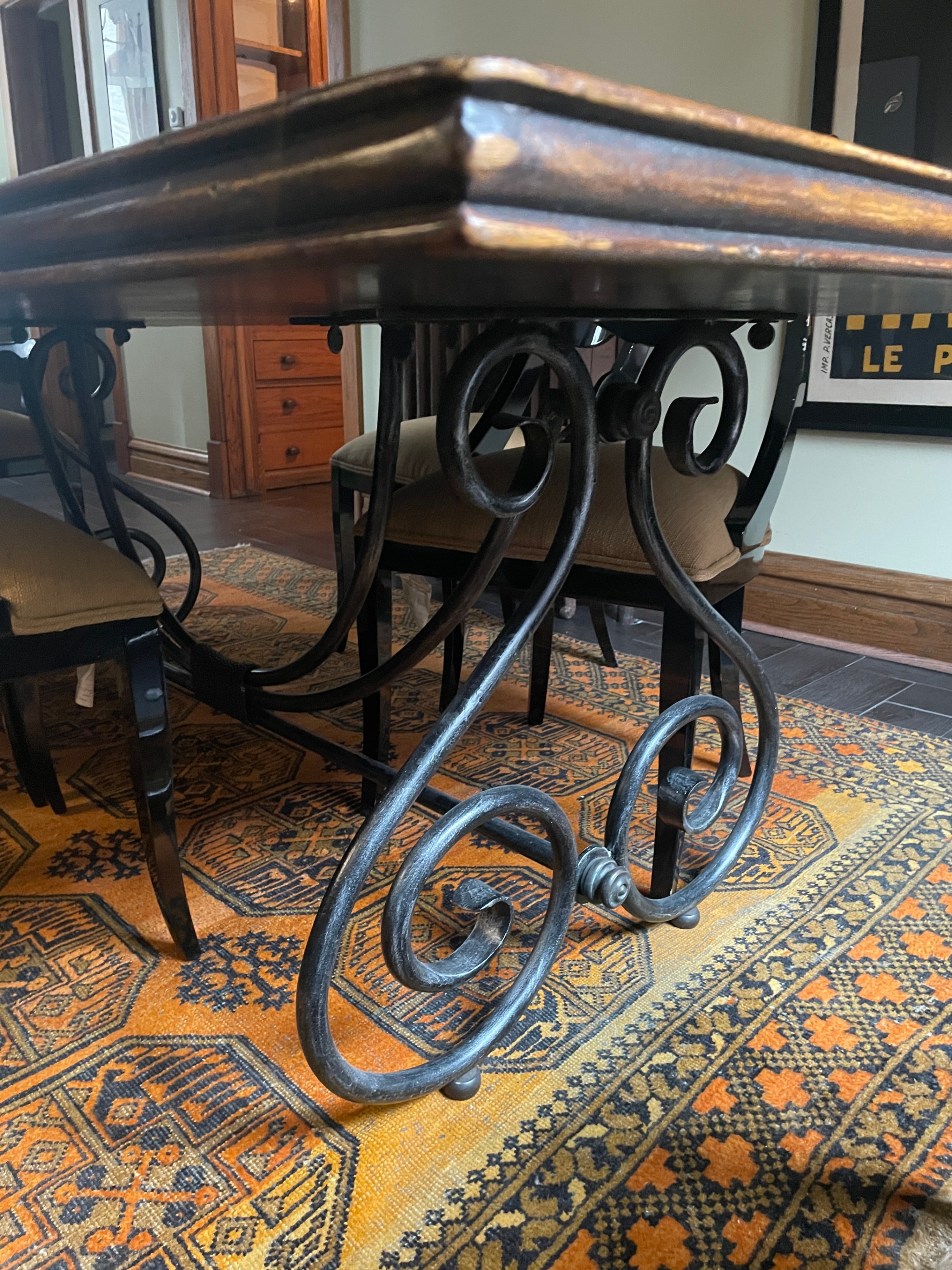 Theodore Alexander Solid Wood Dining Table - 86” x 42” - photo 3
