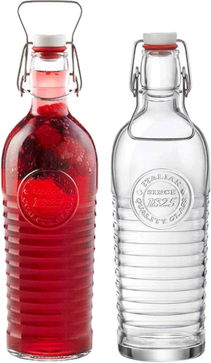 Bormioli Rocco Officina 1825 Swing‐Top Bottles (Set of 2)