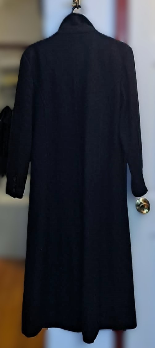 Wool-Blend Longline / Maxi Tailored Coat – Tailored Trench Style - photo 2