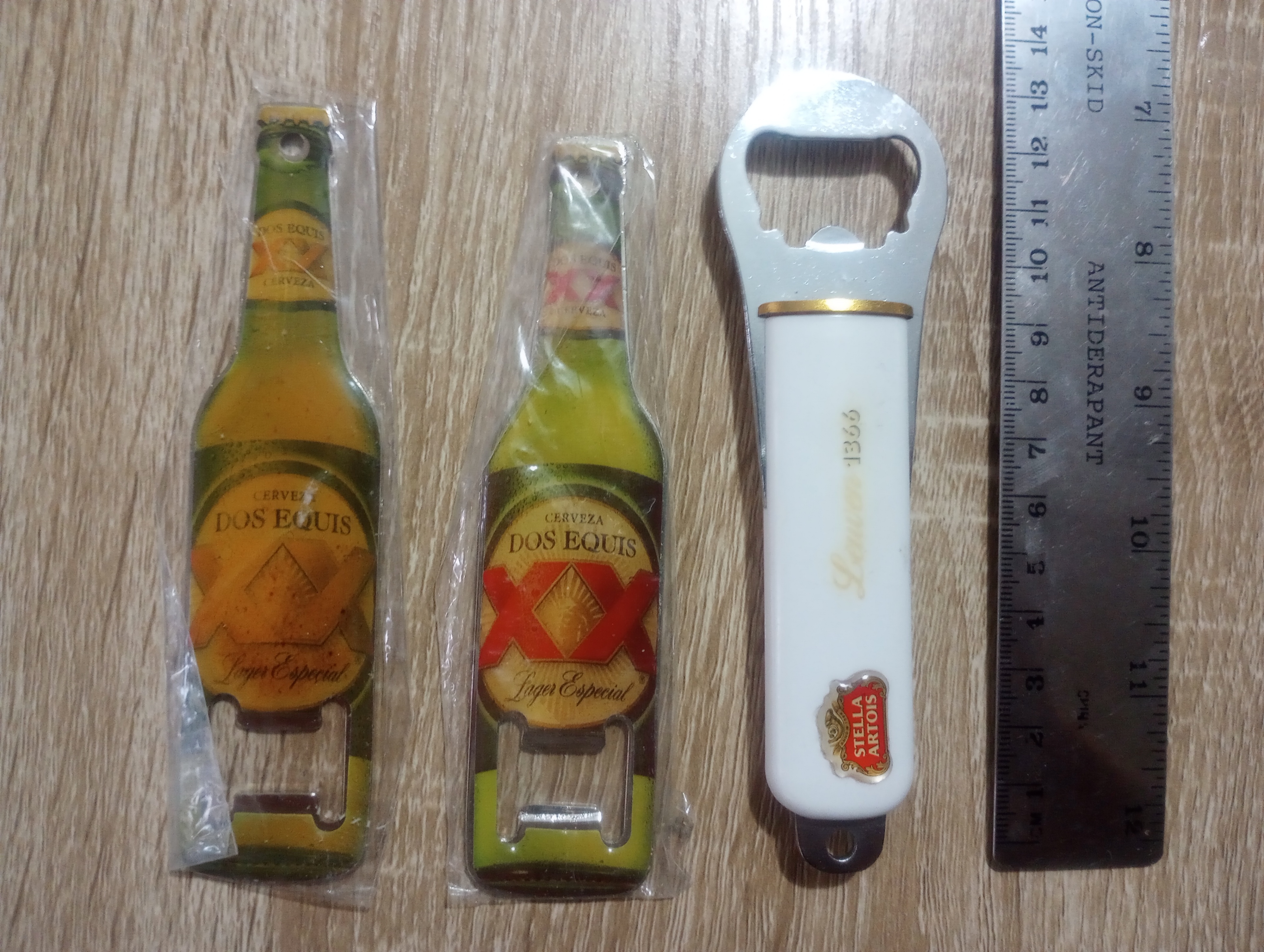 Stella Artois and Dos Equis Bottle Opener