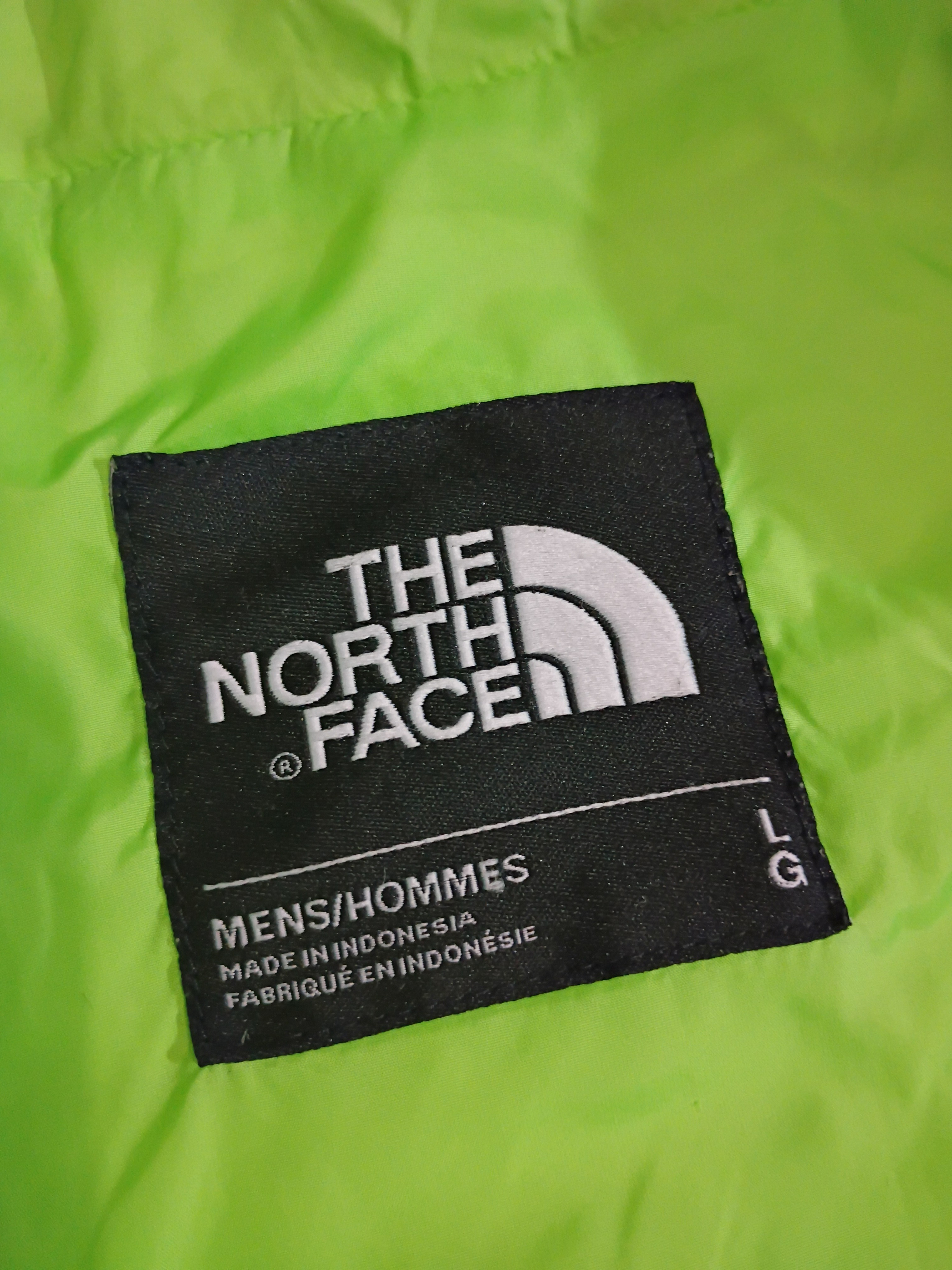 Large - North Face - Zip up Jacket - Green - photo 4