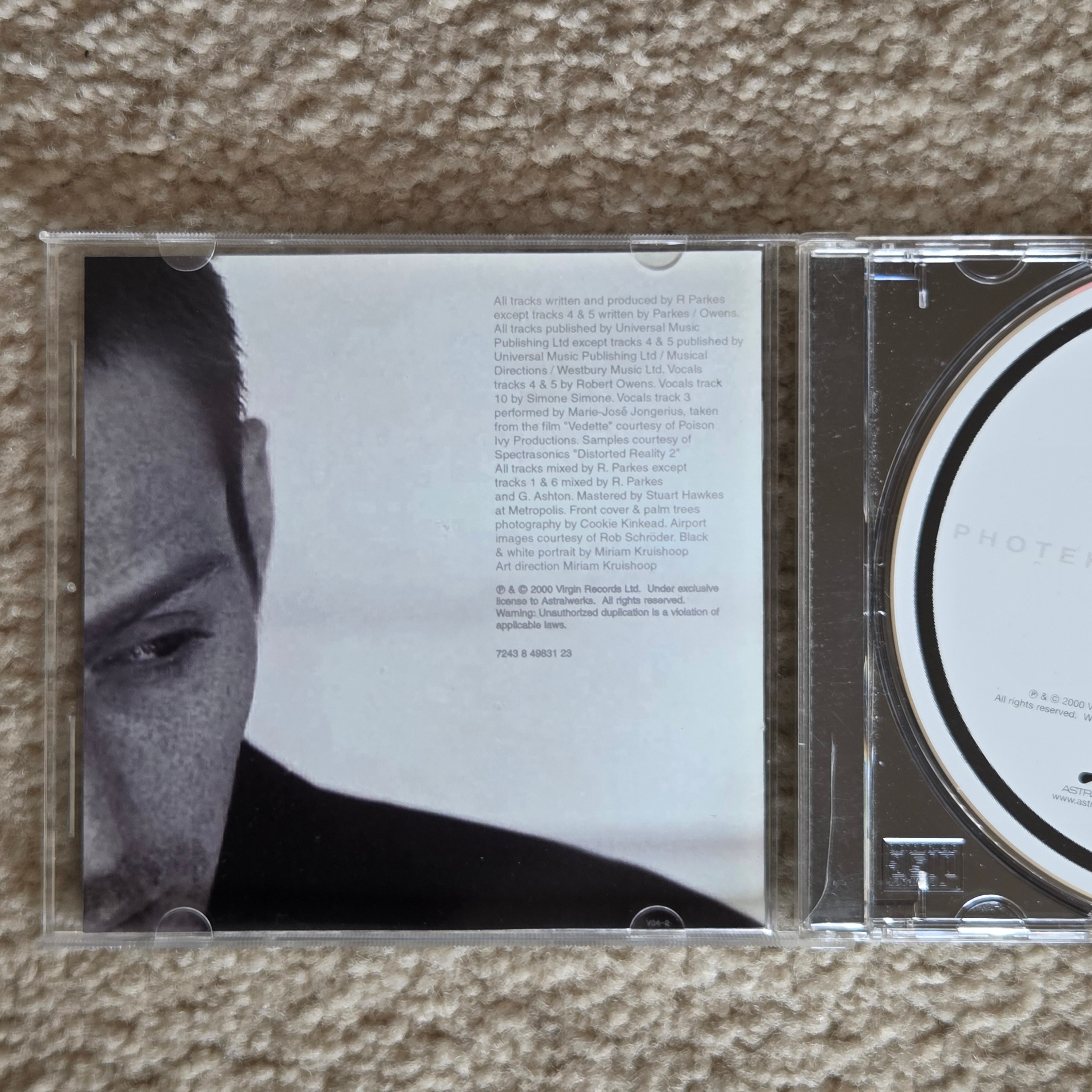 Photek - Solaris (UK CD, Album) 1992 - photo 3