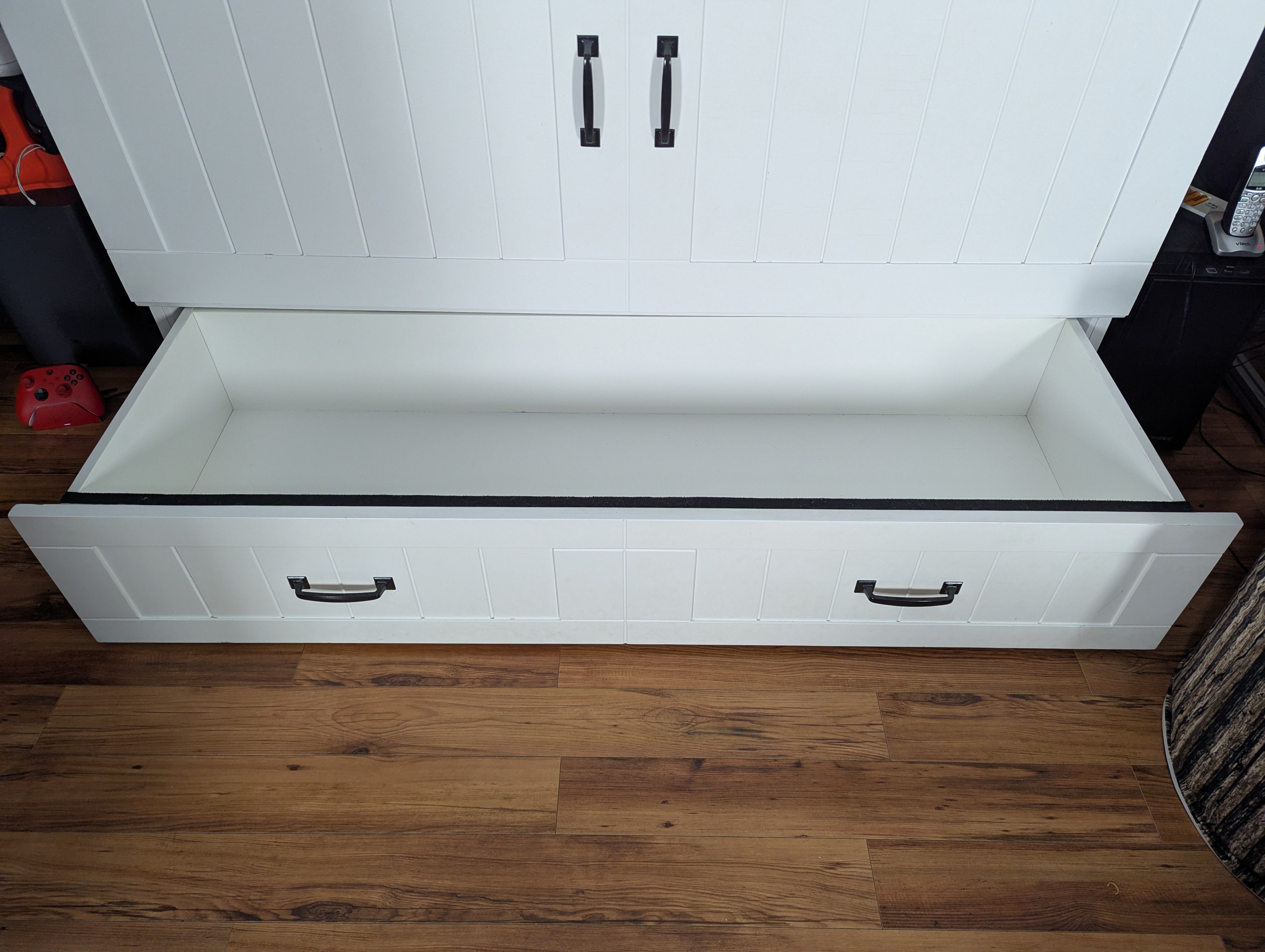 Cabinet Murphy Bed w/ mem foam mattress - photo 2