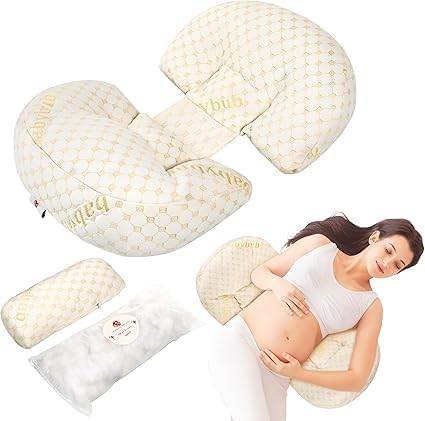 New~ Adjustable Pregnancy Full-Body Maternity Support Pillow