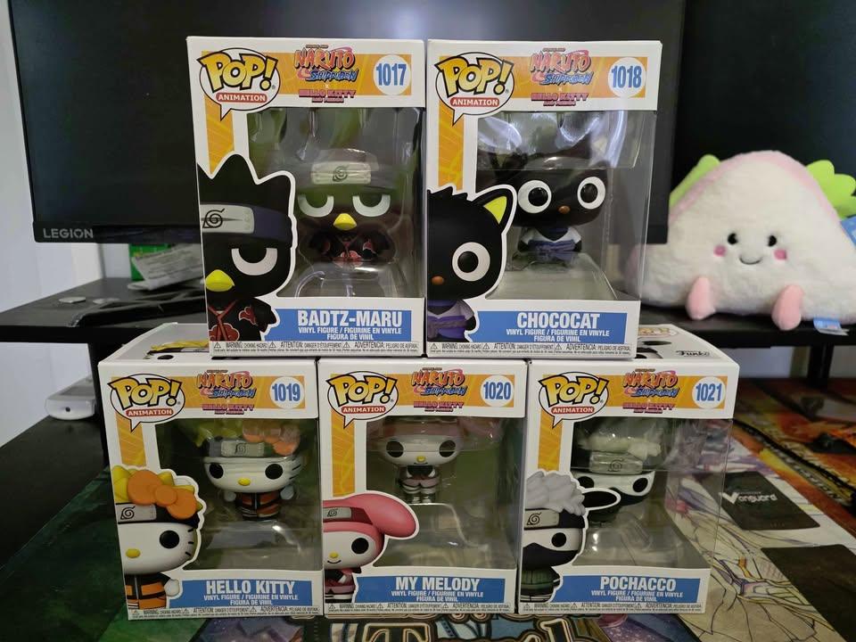 Hello Kitty x Naruto Shippuden Funko Pop Full Set