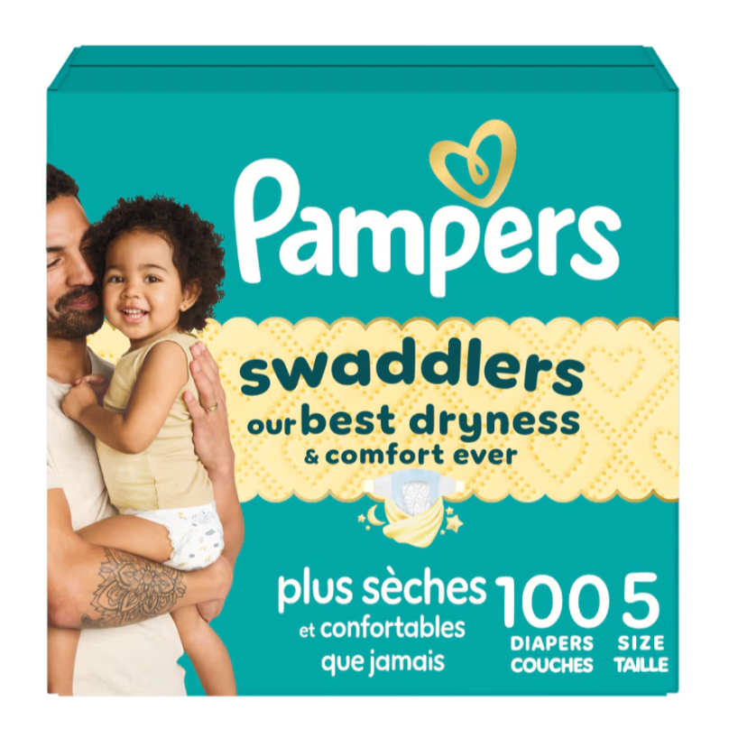 Pampers Swaddlers Diapers 1,2,3,4,5,6 (ALL SIZES) - photo 5