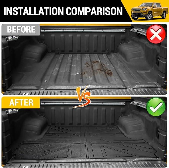 Nissan Frontier 2022 – 2026 – NEW 5FT All Weather Bed Mat - photo 2