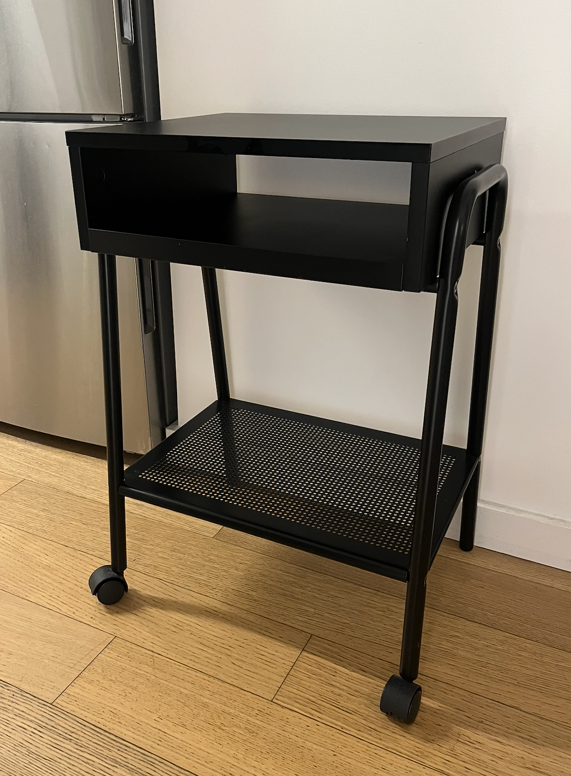Side Table with Wheels, Ikea SETSKOG, Nightstand