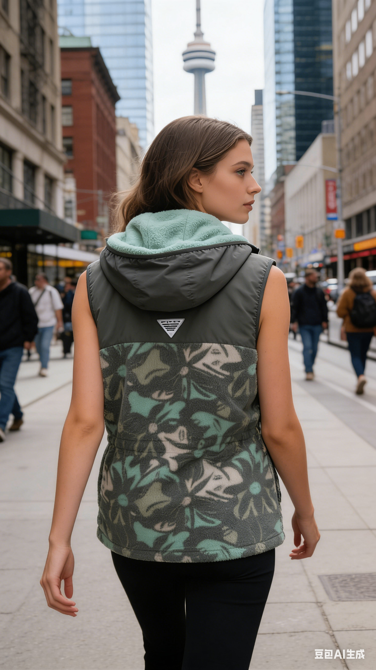 Title：Columbia Camo Fleece Vest - Like New